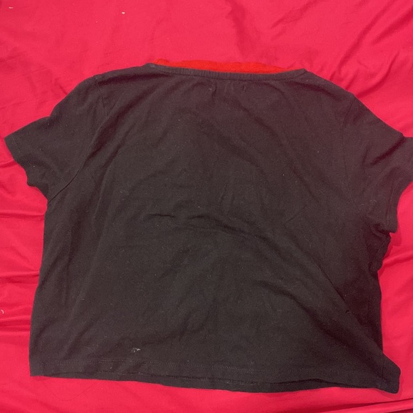 Black top w/ red, blue and white - Picture 2 of 2